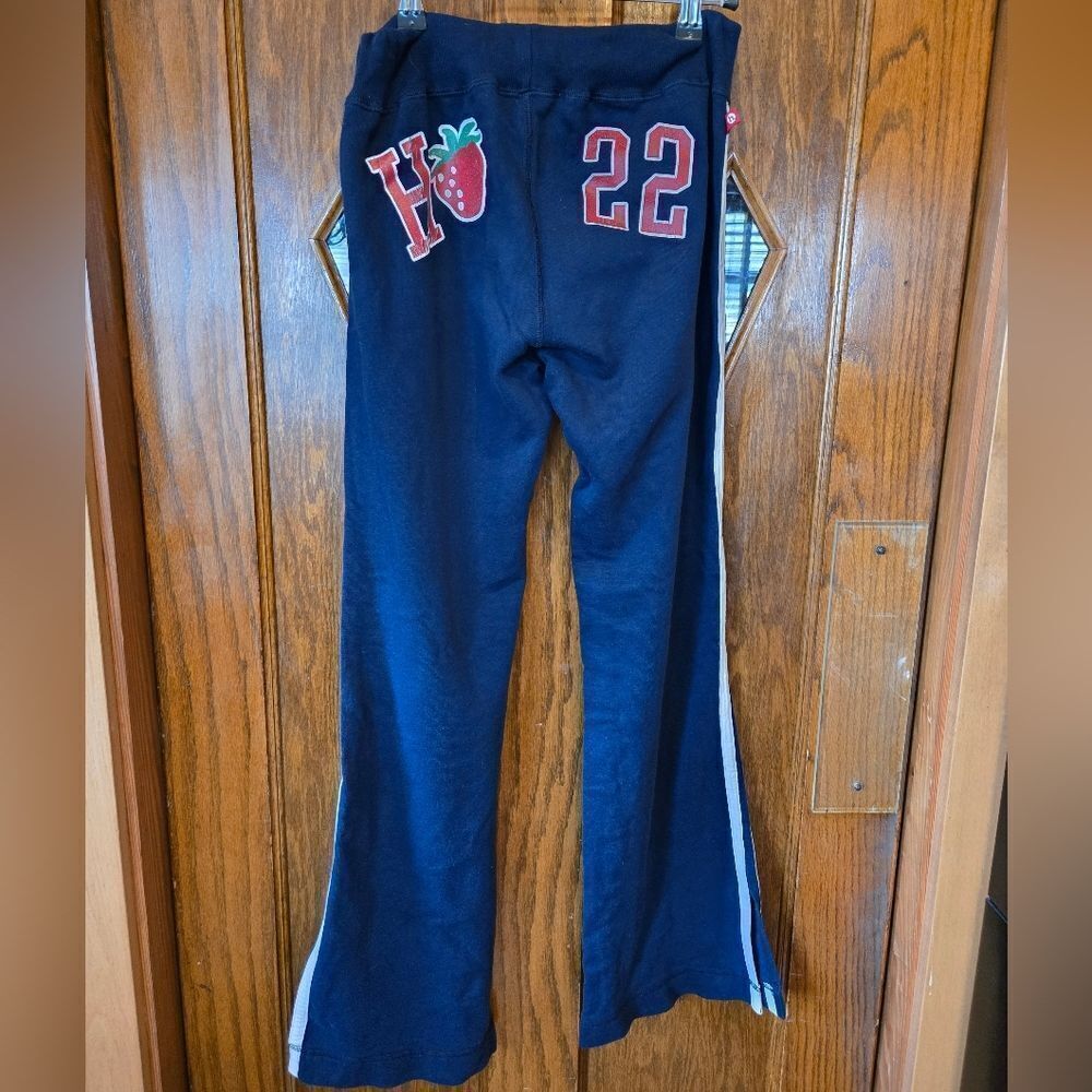Hollister Navy Track Pants Strawberry 22  Size Xsmall